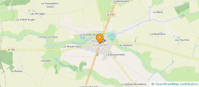 localisation de l'entreprise MADAME CINDY DUSSEAU  NOUANS-LES-FONTAINES