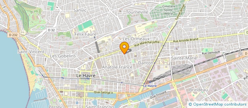 localisation de l'entreprise MADAME CINDY DUVAL  LE HAVRE