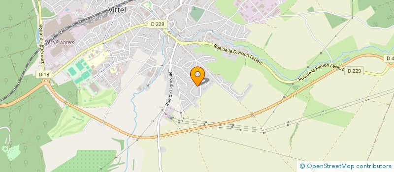 localisation de l'entreprise MADAME CINDY DUVAL  VITTEL