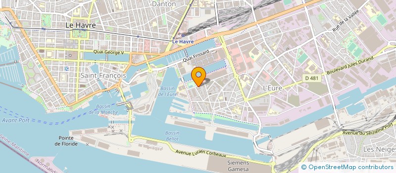 localisation de l'entreprise MADAME CINDY DUVAL à LE HAVRE