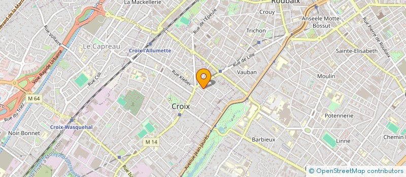 localisation de l'entreprise MADAME CINDY EHANNO  CROIX