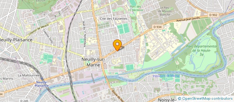 localisation de l'entreprise MADAME CINDY ELICE à NEUILLY-SUR-MARNE