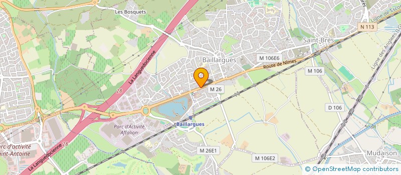 localisation de l'entreprise MADAME CINDY FAUQUANT  GALLARGUES-LE-MONTUEUX