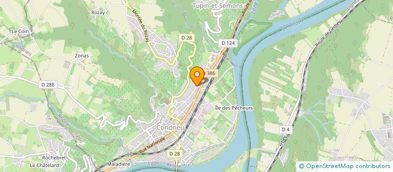 localisation de l'entreprise MADAME CINDY FERNANDES  CONDRIEU