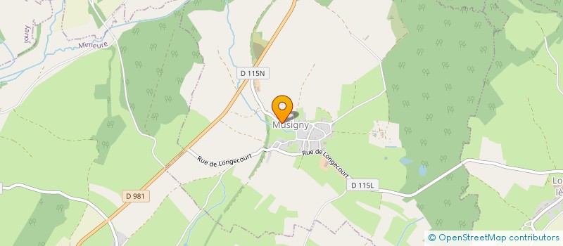 localisation de l'entreprise MADAME CINDY FERRAND  MUSIGNY