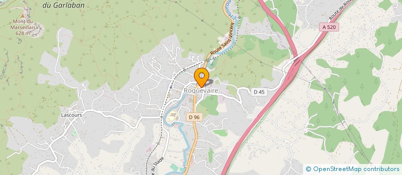 localisation de l'entreprise MADAME CINDY FINANCE  ROQUEVAIRE