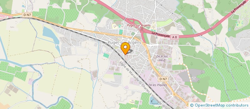 localisation de l'entreprise MADAME CINDY FIRPIONN à PUGET-SUR-ARGENS