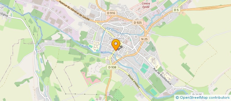 localisation de l'entreprise MADAME CINDY FLANDRE  DOULLENS