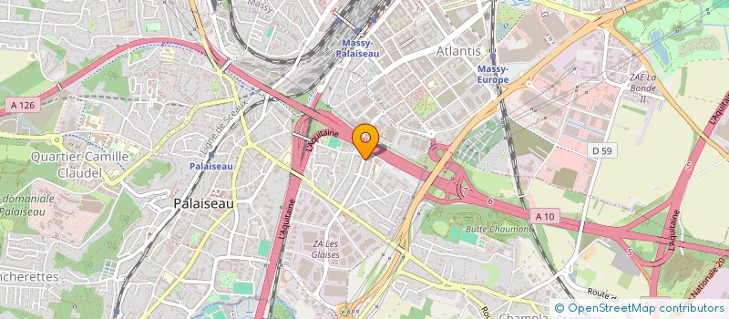 localisation de l'entreprise MADAME CINDY FLAVIEN  PALAISEAU