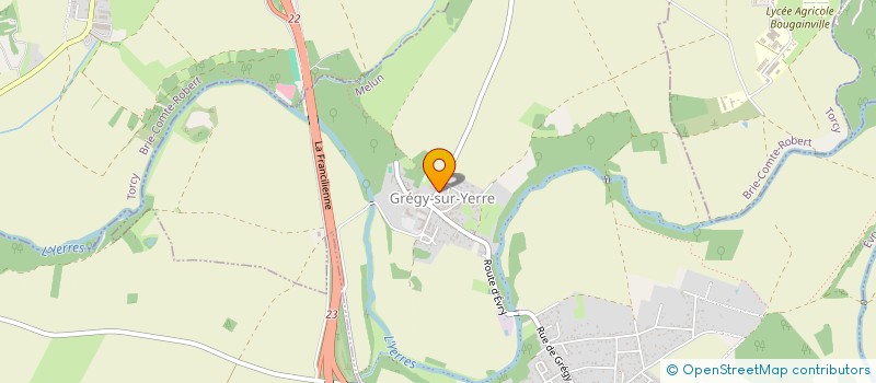 localisation de l'entreprise MADAME CINDY FOORT  EVRY-GREGY-SUR-YERRE