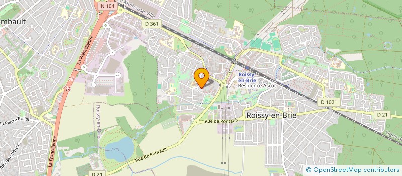 localisation de l'entreprise MADAME CINDY FOURAIGNAN à ROISSY-EN-BRIE