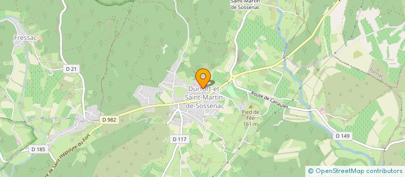 localisation de l'entreprise MADAME CINDY FOURNIER  SAINT-HIPPOLYTE-DU-FORT