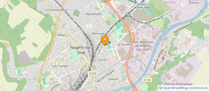 localisation de l'entreprise MADAME CINDY FOURNIER  NOGENT-SUR-OISE