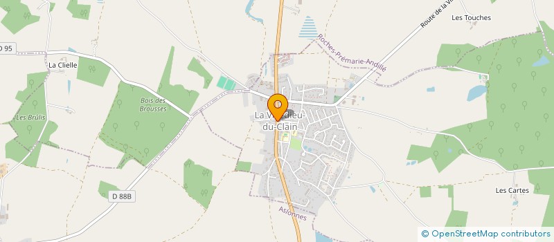 localisation de l'entreprise MADAME CINDY FRANCINEAU  LA VILLEDIEU-DU-CLAIN