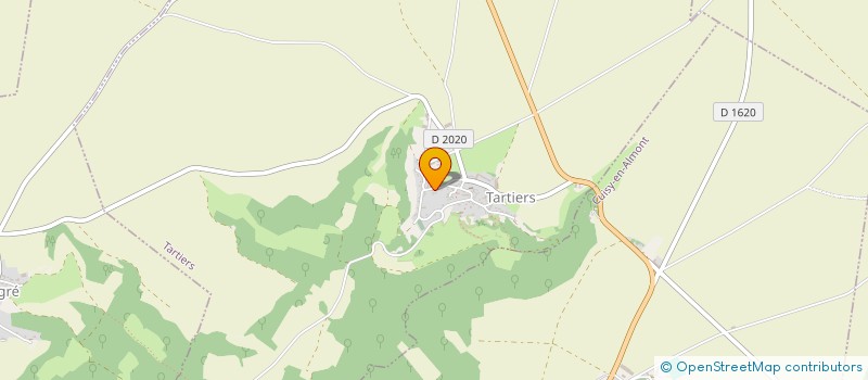 localisation de l'entreprise MADAME CINDY FRANCOIS  TARTIERS