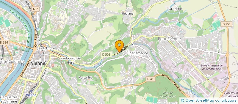 localisation de l'entreprise MADAME CINDY FRAYSSE  VIENNE