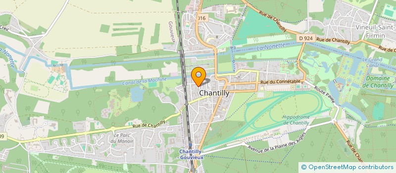 localisation de l'entreprise MADAME CINDY FREMEAUX à CHANTILLY