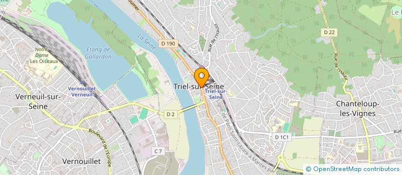 localisation de l'entreprise MADAME CINDY FRENOY  TRIEL-SUR-SEINE