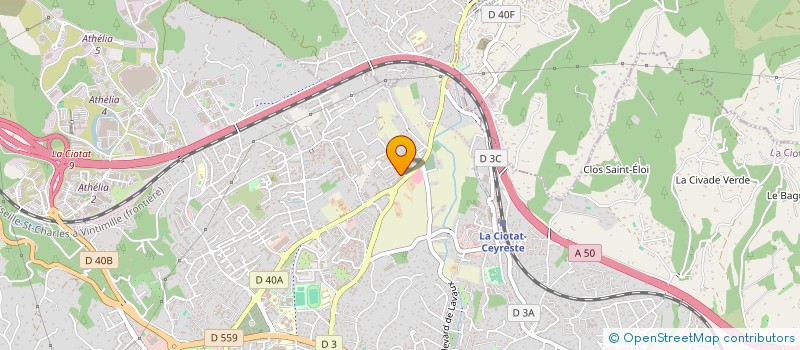 localisation de l'entreprise MADAME CINDY FREUND  LA CIOTAT