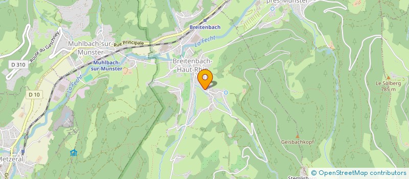 localisation de l'entreprise MADAME CINDY FRITSCH  BREITENBACH-HAUT-RHIN