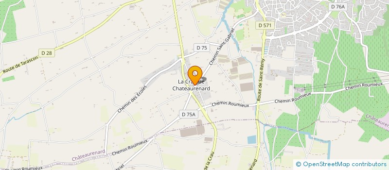 localisation de l'entreprise MADAME CINDY FROMENT  CHATEAURENARD