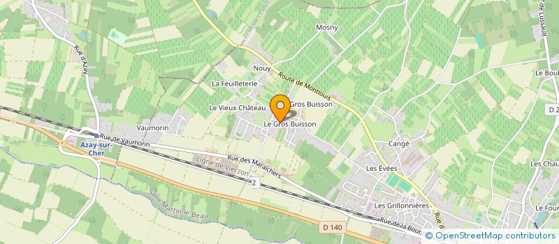 localisation de l'entreprise MADAME CINDY GALENE  SAINT-MARTIN-LE-BEAU