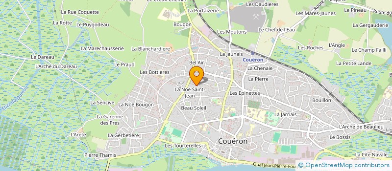 localisation de l'entreprise MADAME CINDY GARREAU à COUERON