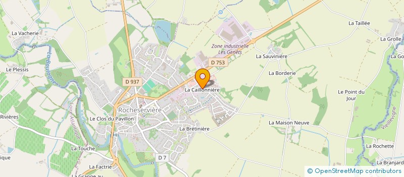 localisation de l'entreprise MADAME CINDY GARREAU  ROCHESERVIERE