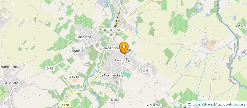 localisation de l'entreprise MADAME CINDY GENAUDEAU  CORCOUE-SUR-LOGNE