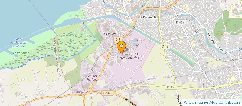 localisation de l'entreprise MADAME CINDY GENDRE  MARIGNANE