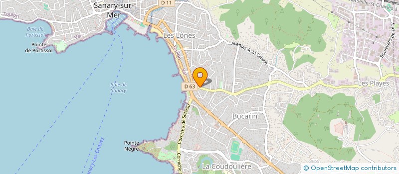 localisation de l'entreprise MADAME CINDY GERMANI à SIX-FOURS-LES-PLAGES