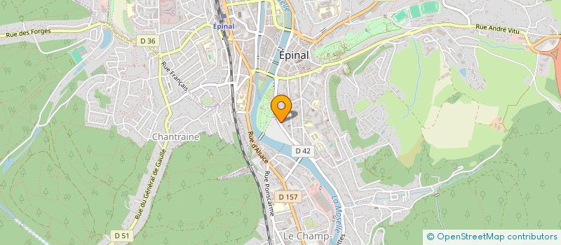 localisation de l'entreprise MADAME CINDY GETE  EPINAL