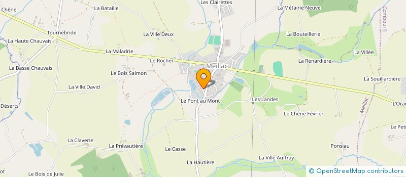 localisation de l'entreprise MADAME CINDY GIGANT  MEILLAC