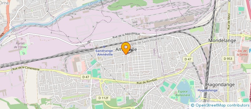 localisation de l'entreprise MADAME CINDY GIOVANNETTI  AMNEVILLE