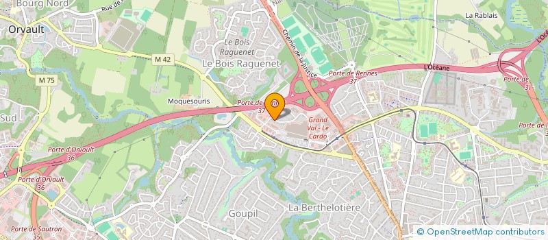 localisation de l'entreprise MADAME CINDY GIRARD  ORVAULT