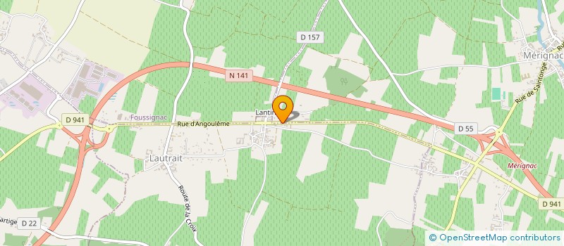 localisation de l'entreprise MADAME CINDY GIRODEAU à TRIAC-LAUTRAIT