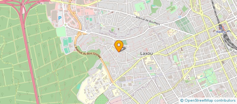 localisation de l'entreprise MADAME CINDY GISELE ODILE DALLIER  LAXOU