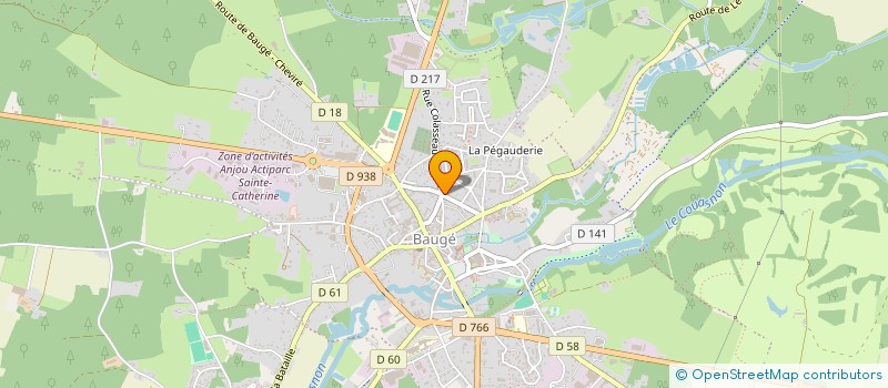 localisation de l'entreprise MADAME CINDY GLAUD  BAUGE-EN-ANJOU