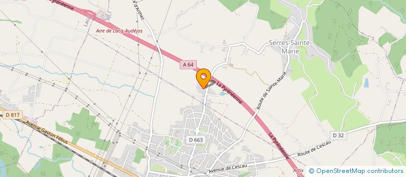 localisation de l'entreprise MADAME CINDY GODARD  SERRES-SAINTE-MARIE