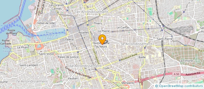 localisation de l'entreprise MADAME CINDY GOIZE à MARSEILLE