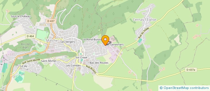 localisation de l'entreprise MADAME CINDY GOMES  MAICHE