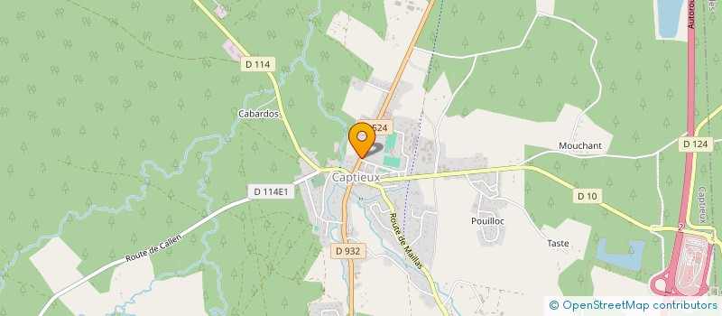 localisation de l'entreprise MADAME CINDY GONCALVES  CAPTIEUX