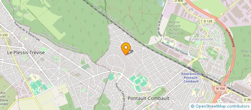 localisation de l'entreprise MADAME CINDY GONCALVES à PONTAULT-COMBAULT