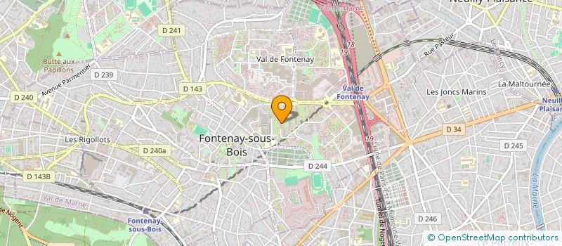 localisation de l'entreprise MADAME CINDY GONSSE à FONTENAY-SOUS-BOIS