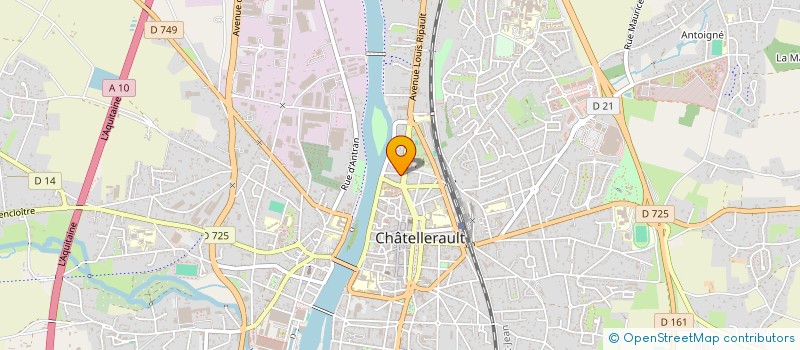 localisation de l'entreprise MADAME CINDY GONZALES à CHATELLERAULT