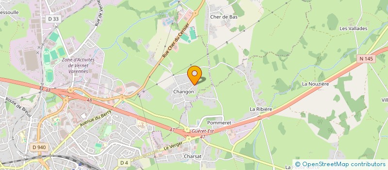 localisation de l'entreprise MADAME CINDY GOREAU à GUERET