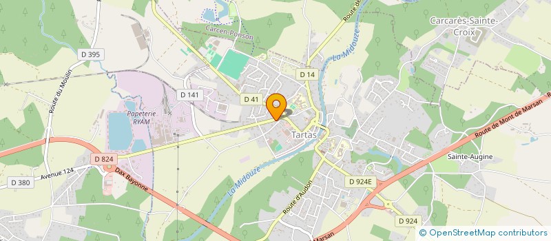 localisation de l'entreprise MADAME CINDY GORGES-LANDES  TARTAS