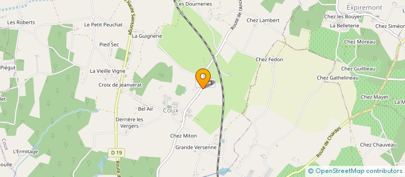 localisation de l'entreprise MADAME CINDY GOURAUD  COUX