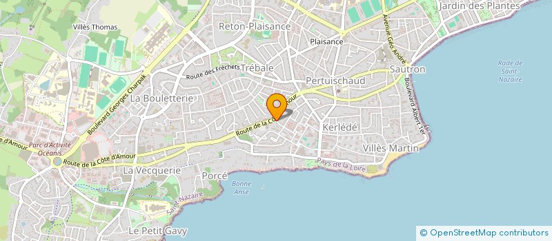 localisation de l'entreprise MADAME CINDY GOURMAUD  SAINT-NAZAIRE