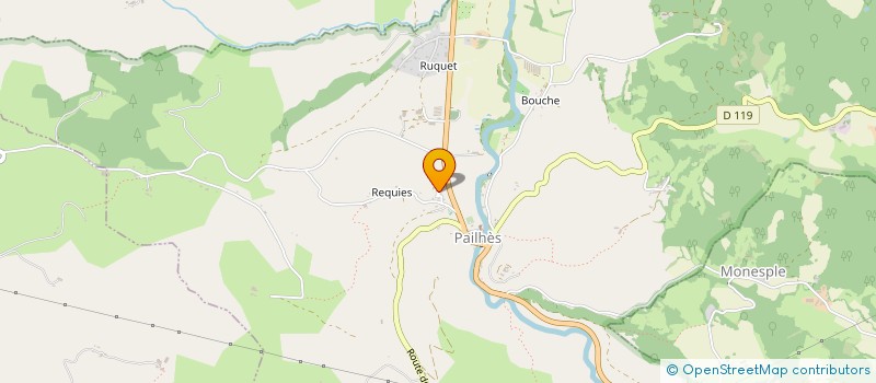 localisation de l'entreprise MADAME CINDY GUAL  RIEUX-VOLVESTRE